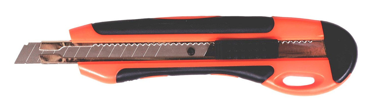 Ніж канцелярський NORMA (4524N), металева направляюча, автофіксатор, 9 мм